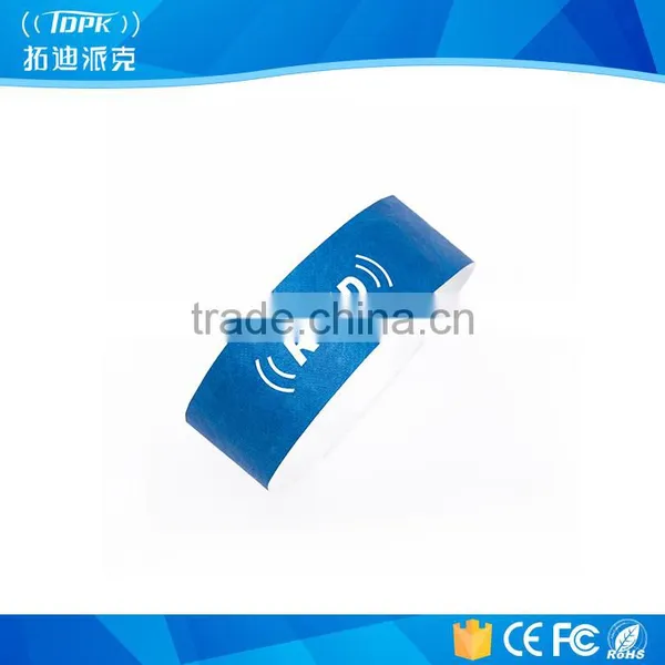 Wholesale Paper Disposable RFID NFC Bracelet ZZ006