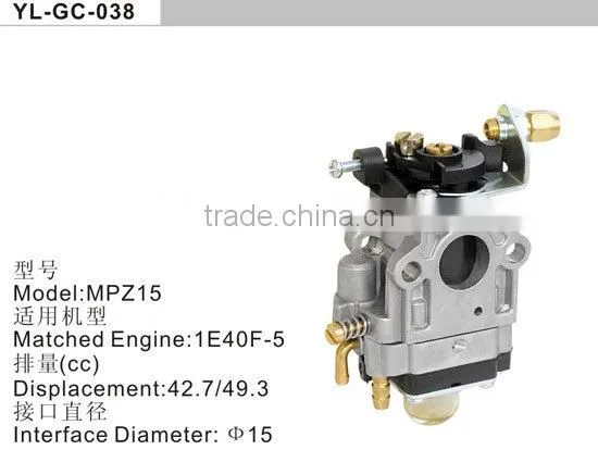 Gasoline Engine 1E40F-5 Carburetor