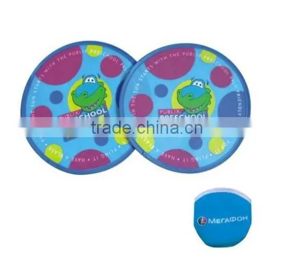 Promotion Cheap Custom Round Mini Foldable Nylon Frisbee Fan photo-4