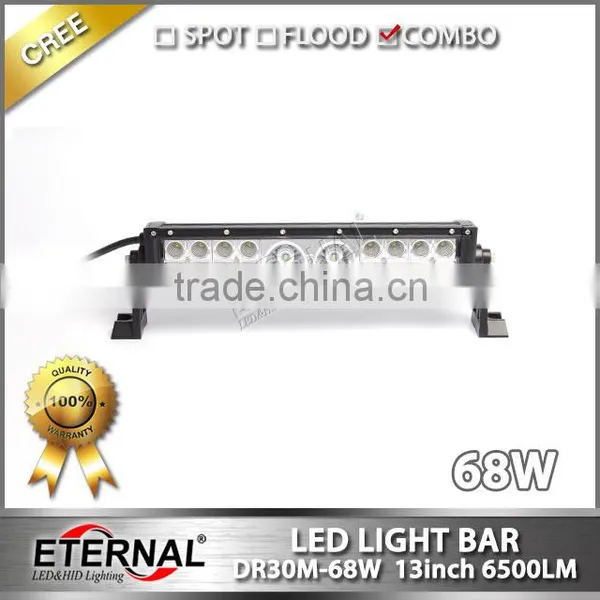 13inch 68W Combo Led Light Bar for 4x4 Racing Off-road Wrangler Rubicon Hummer 4WD Bugggy Equipment Truck Trailer photo-2