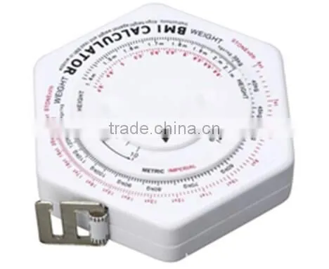 Hexagon BMI calculator measuring tape wholesale