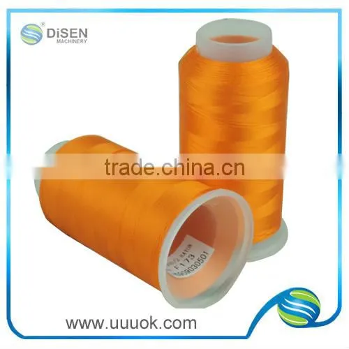 Threads for machine embroidery