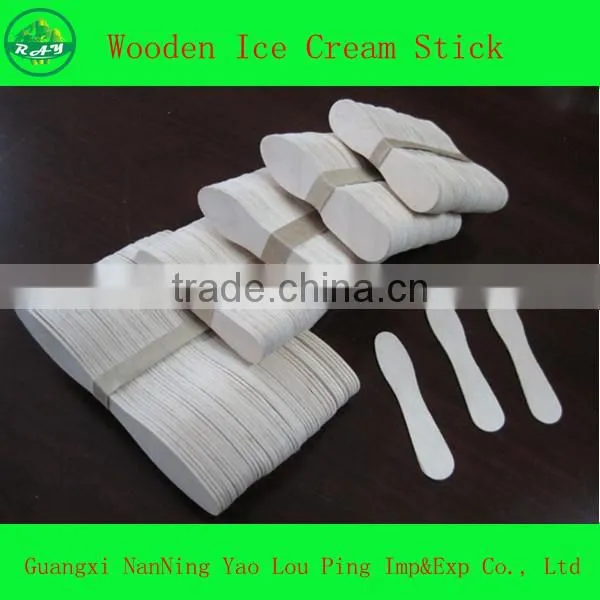 Hot Sell 114mm Individually Wrapped With Paper Ice Cream Spoon photo-3