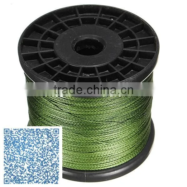 500m Braid Fishing Line 1.0mm 200LB Army Green Black photo-2