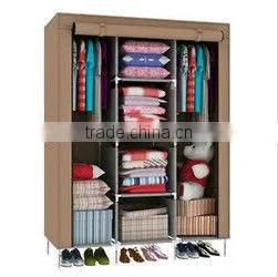 Modern Bedroom Steel Wardrobe, Single Clothing Storage Wardrobe photo-2
