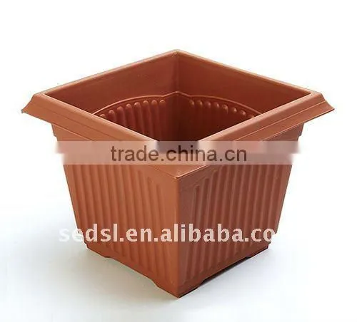 Square Garden Plastic Terracotta Pots Wholesale photo-2