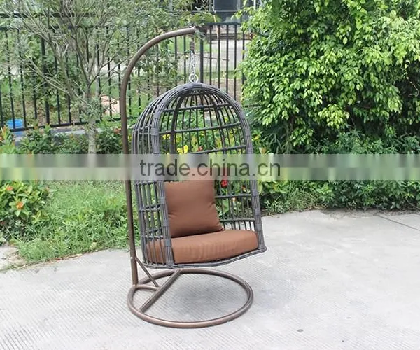 Patio Furniture Aluminum Frame Reclining Hanging Chair photo-3