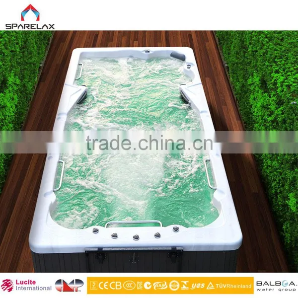 SPA Hydro Massage Pool Large Outdoor SPA Pool Outdoor Endless Strong Jet Wholesale Swimming Pool Spa Hot Tub Swimming Pool photo-2