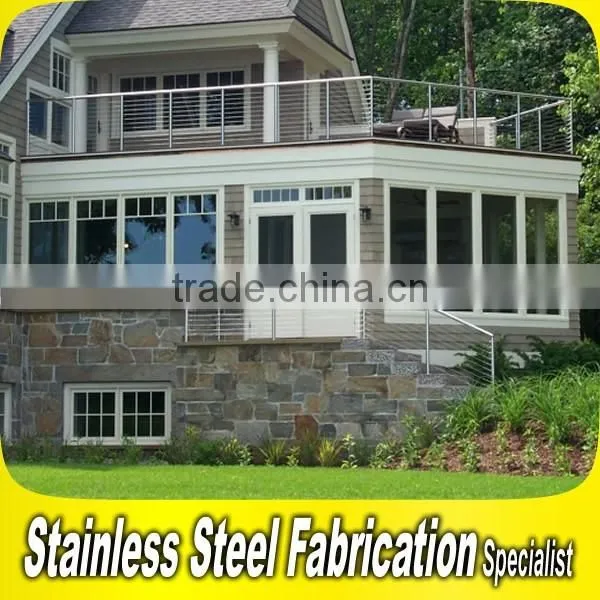 Durable Stainless Steel Exterior Glass Railing photo-5