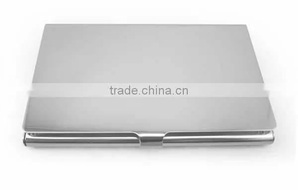 Gold Plated Stainless Steel Mirror Name Card Box for Gift, Platinum Business Card Holder photo-4