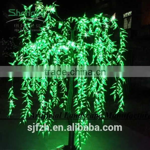 Willow Trees With Led Lighted Green Color 1.6m Led Trees photo-3
