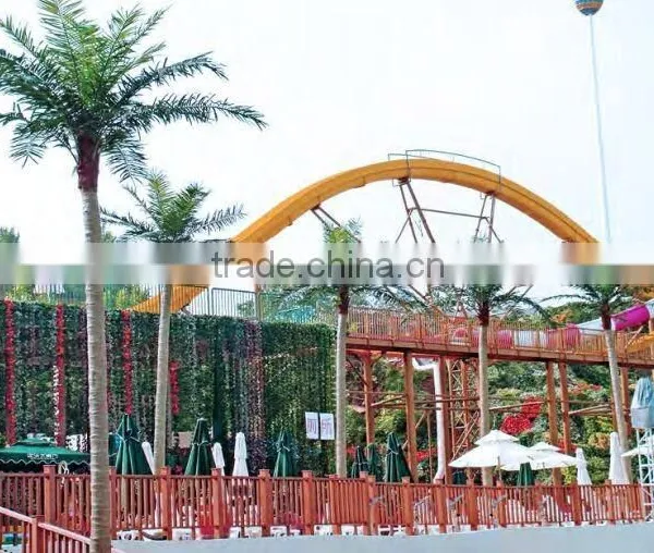 Hot Sale Artificial Huge Metal Palm Tree With Real Touch Branch for Landscape Decoration photo-2