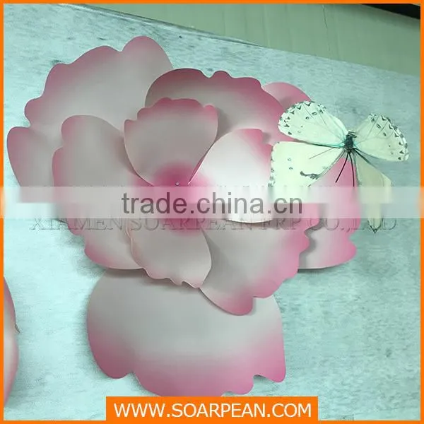 Shopping Mall Artificial Decorative White PVC Flower photo-6