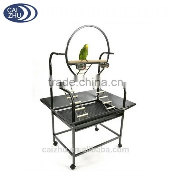 1.7m Steel Pet Bird Cockatoo Parrot Macaw Hanging Exercise Stand Perch Play Gym photo-2