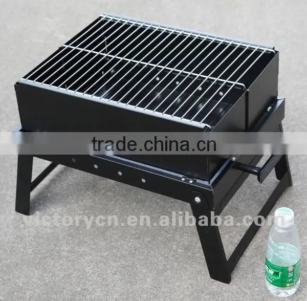 Folding Indoor and Outdoor Charcoal Bbq Grill photo-2