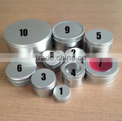 Round Aluminum Tin Box With Screw Top Lid photo-4