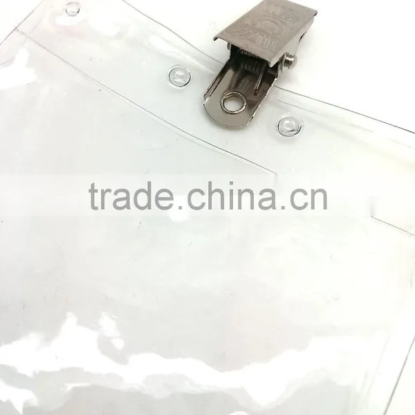 3" * 4" ID Badge Holder With Metal Clip, Name Tag Holder, ID Card Holder With Clip photo-4
