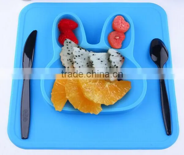 100% Food Grade Custom Silicone Baby Placemat,silicone Placemat for Kids photo-2