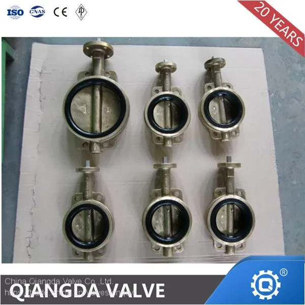 Concentric Wafer Rubber Seated Butterfly Valve With Lever Operated Manufacturer photo-2