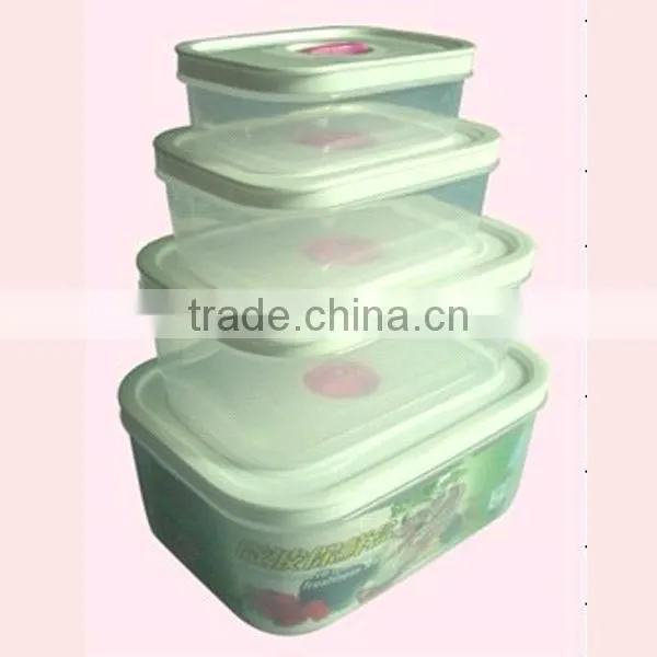 4Pcs Plastic Microwave Container photo-3