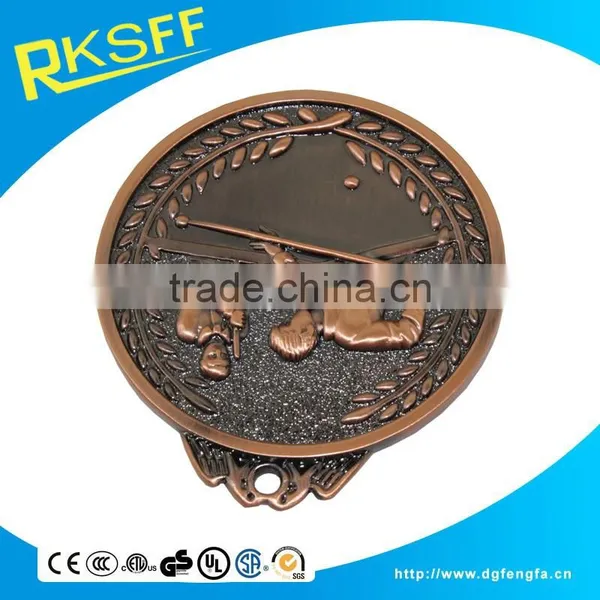 Factory Best-seller Purple Bronze Plating Metal Medal on Promotion photo-6