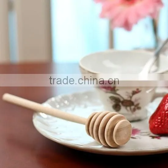 Hot Selling Unfinished Wood Honey Dipper photo-3