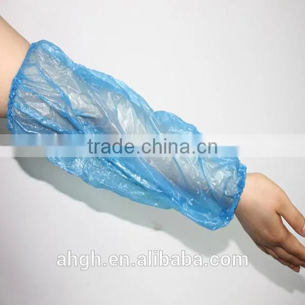 White Plastic Oversleeves/disposable pe Sleeve Cover,Cheap Disposable Waterproof PE Sleeve Cover photo-4