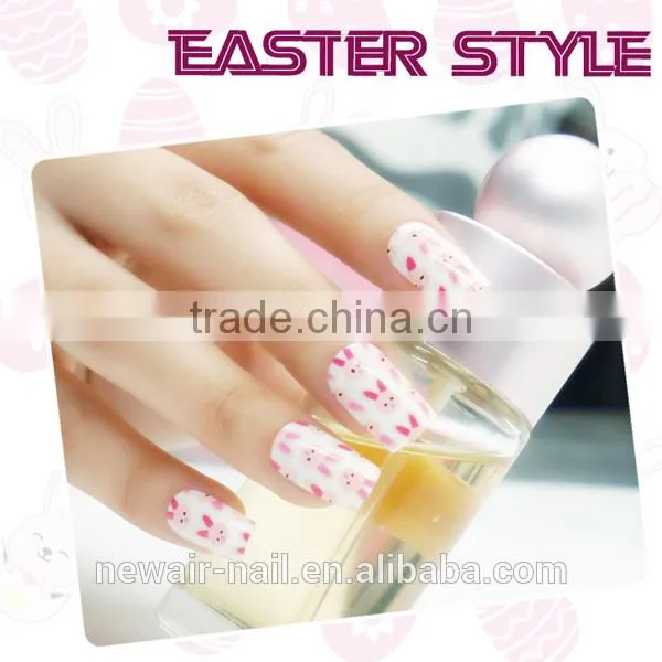 NEWAIR Promotion Price Easter Style Rabbit Aritificial Nail Art Designs photo-6