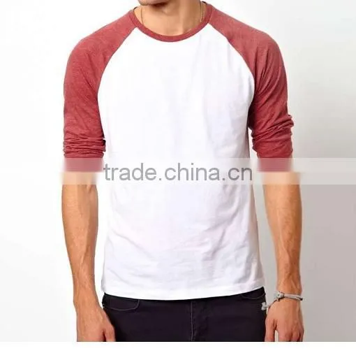 High Quality First Choice Man Cotton Raglan T Shirt OEM Manufacturer From VietNam