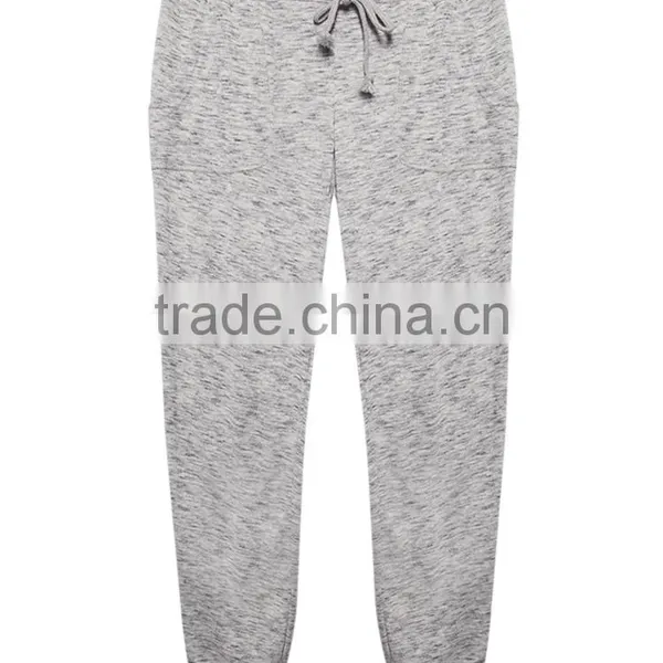 OEM Cheap Knit Joggers Plain Grey Sport Girls Sex Photos in Skinny Trousers photo-4