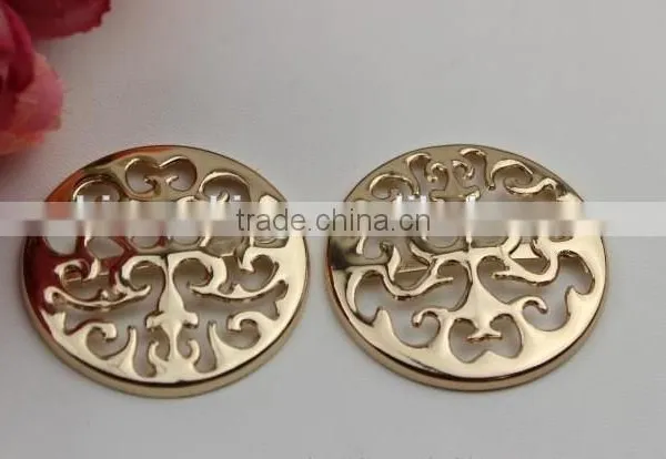 New Style Shoe Accessories Metal Gold Hollow Shoes and Bag Charm Accessory in Bulk photo-6