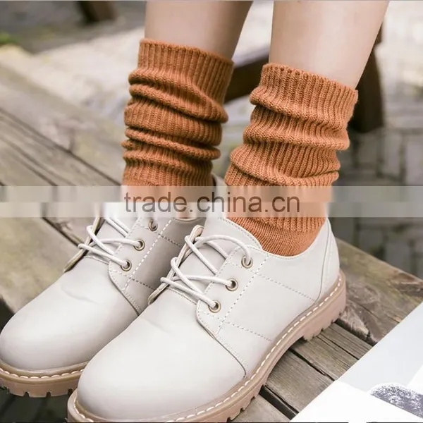 Zm22057a Autumn Cotton Socks Wholesale Women Knitted Socks photo-2