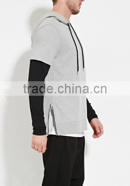 Fashion Mens Short Sleeve Sports Hoodies photo-2