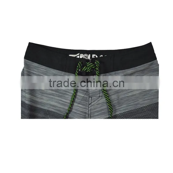 Custom 4-way Stretch Board Shorts With Real Leg Velcro Pocket photo-5