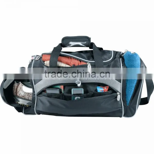 Slazenger Turf Series 22" Duffel Bag - Has Two Ventilated Zippered Side Pockets (one for Shoes) and Comes With Your Logo photo-2
