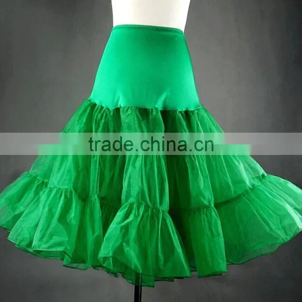 Walson Apparel Plus Size 26" 50s Retro Underskirt Swing Vintage Petticoat Skirt TUTU photo-4