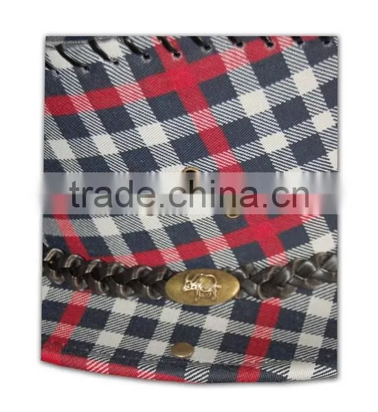 ISO9001 BSCI Factory Hot Sale Red Fleece Tailored Made Plaid Hat photo-5