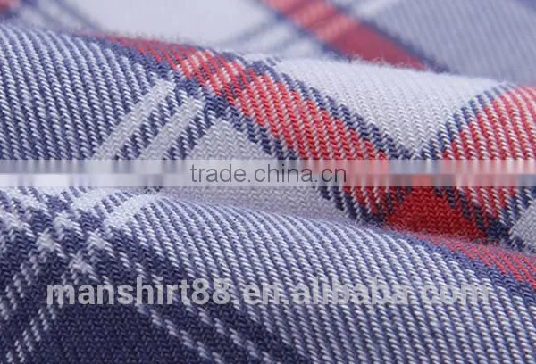 2017 New Fashion Causal Shirt for Men 100% Cotton Flannel Shirt photo-4