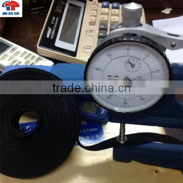 Black Nylon Strong Sticky Back To Back Hook And Loop Fastener Tape photo-3