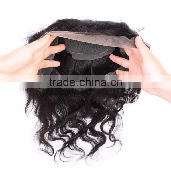 Brazilian Human Hair New Arrival 360 Lace Frontal With Baby Hair photo-3