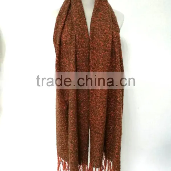 Fashion Thick Winter Long Cashmere Custom Blanket Jersey Scarf photo-5