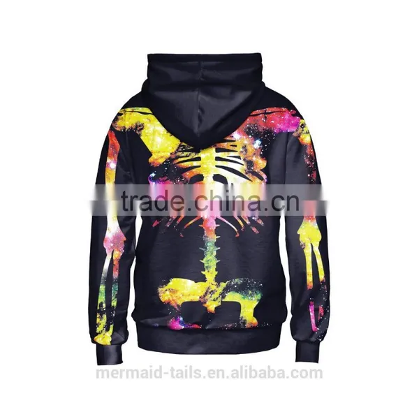 Womens Skeleton Costume Hoodie T-Shirt Sweater photo-2