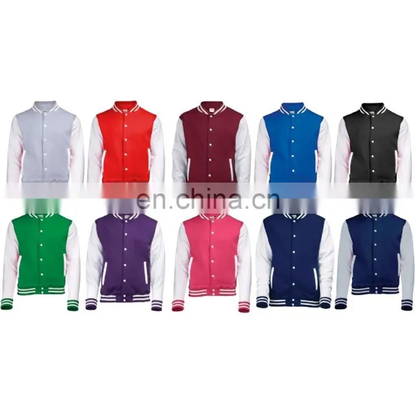 Unisex American Style Baseball Jackets Varsity University College Baseball Jacket Custom Made Baseball photo-6