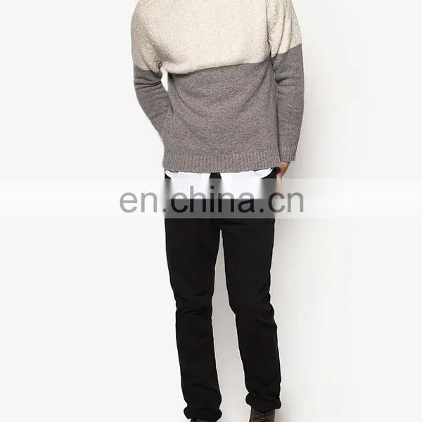 Latest Men's Shrug Cashmere Knit Sweater Design of Hand Made Sweaters photo-5