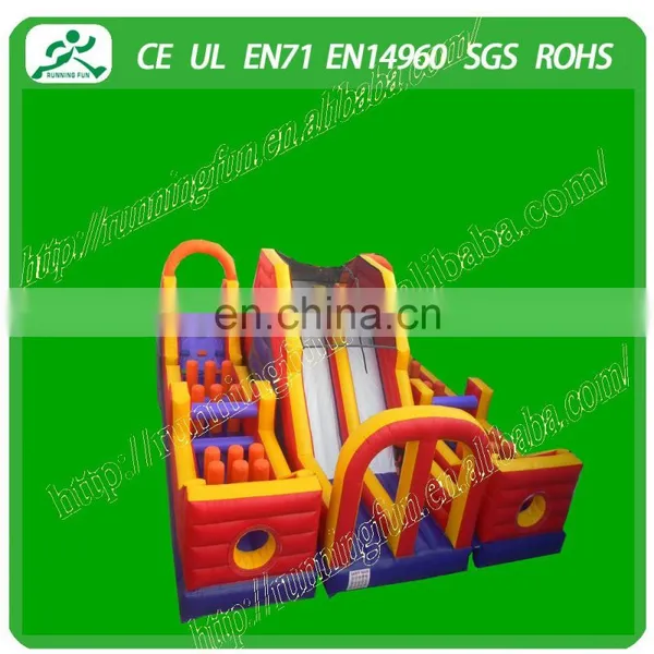 2015 Best Design Long Inflatable Obstacle Course From China Supplies(Running Fun) photo-2