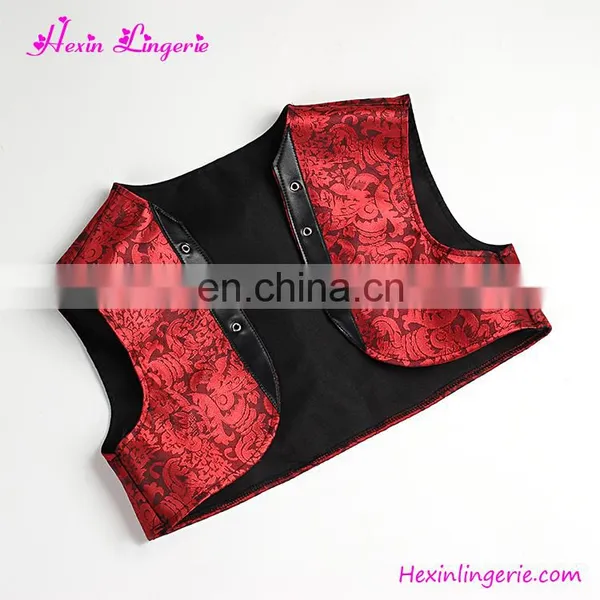 Upscale Sexy Red Mature 24 Steel Boned Tummy Cincher Corset photo-6