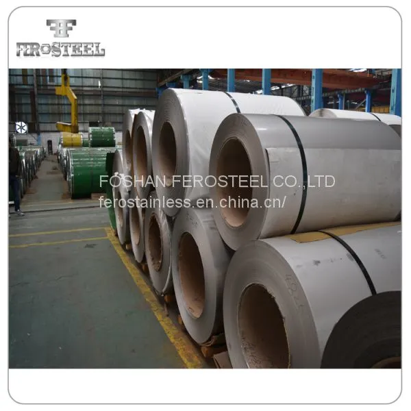 Foshan Factory NO.4 SB BA 2B Finished Stainless Steel Coil Prices 201