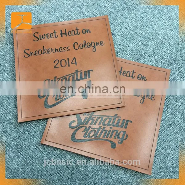 Fashion Fake Leather Label Patch photo-5