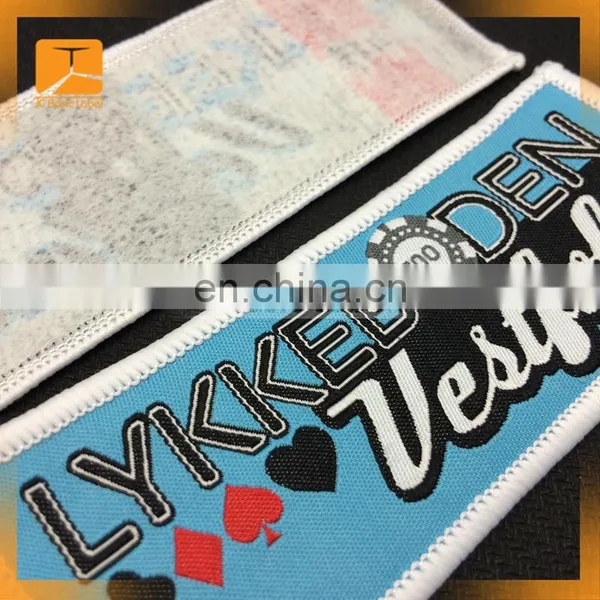 Iron on Flag Woven Embroidery Garment Patch photo-4