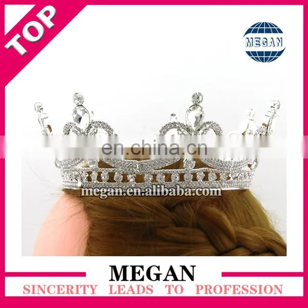 Wholesale Rhinestone Headband Princess Crown Baby Tiara Crown Wedding Cake Crown photo-4